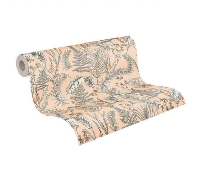 Tapete mit Pflanzenmuster