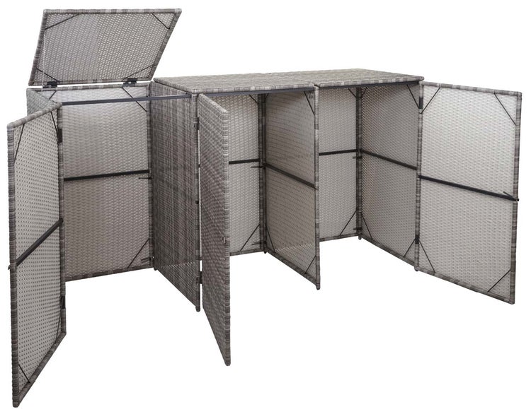 Gartenmöbel Abdeckung mit mehreren Fächern und Türen