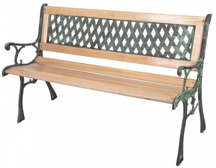 PROREGAL MONICA Gartenbank LxHxB: 122x73x54cm Gittermotiv
