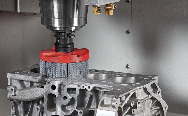 CNC-Tellerbürste HFB SiC 150x40mm, K 120, B32 DKN Lessmann