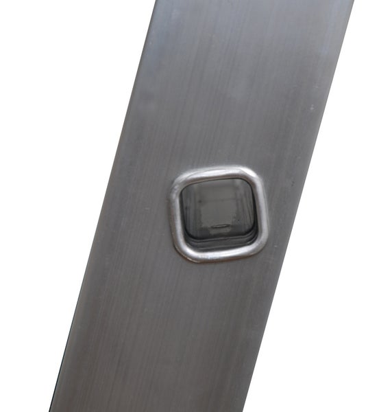 MUNK Stufenanlegeleiter mit nivello-Traverse und Ergo-Pad 14 Stufen