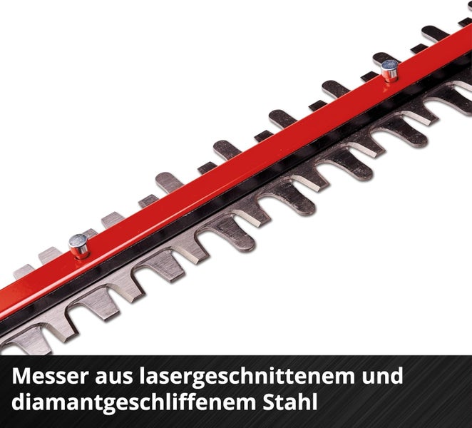 Heckenscherenmesser aus lasergeschnittenem und diamantgeschliffenem Stahl.