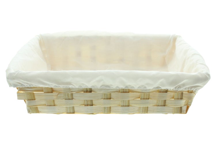 FRANK FLECHTWAREN | Bambusschale Eckig, BAMBUS, TEXTIL, 30 x 21 x 7 cm