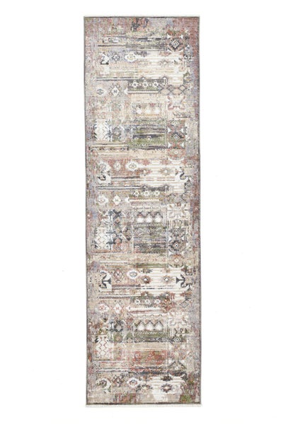 Gewebter Teppich in Kort-Optik Corduletta Beige 80x280 cm