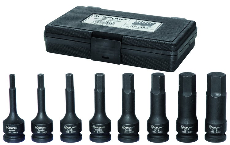 Rodcraft Stecknusssatz für Innensechskantschrauben G1/2 RS438A