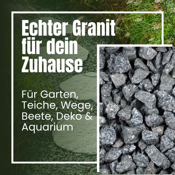 Granitsteine für Garten, Teich, Weg, Beet, Dekoration und Aquarium