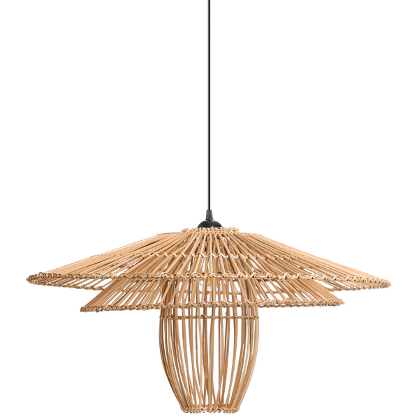 Hängeleuchte BOTIJAS Rattan Naturfarben