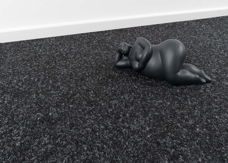 Nadelvlies Bodenbelag schwarz Nadelfilz Teppichboden Filz Textilbelag 400 cm Breite (Meterware)