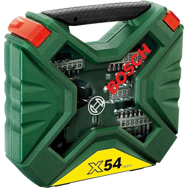 Bosch Schrauberbit-Set X54-teilig im Aufbewahrungskoffer