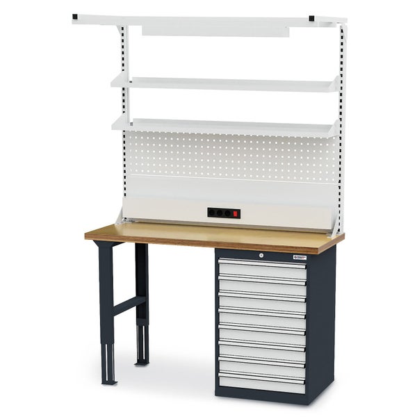 Knipex Werkzeugkoffer mit verschiedenen Zangen und Werkzeugen in einer schwarzen Box