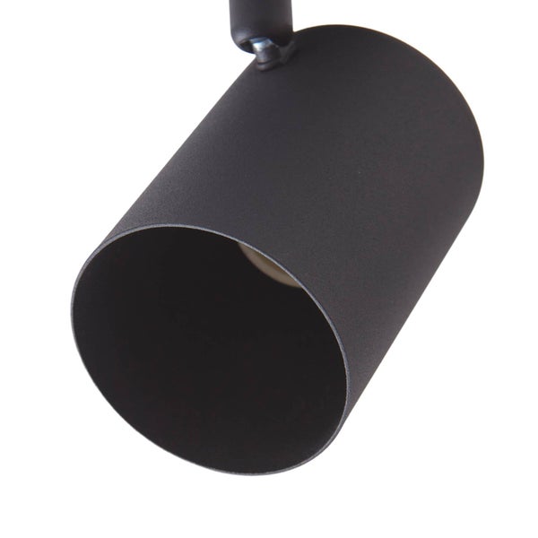 Schwarzer Spotstrahler für den Innenbereich