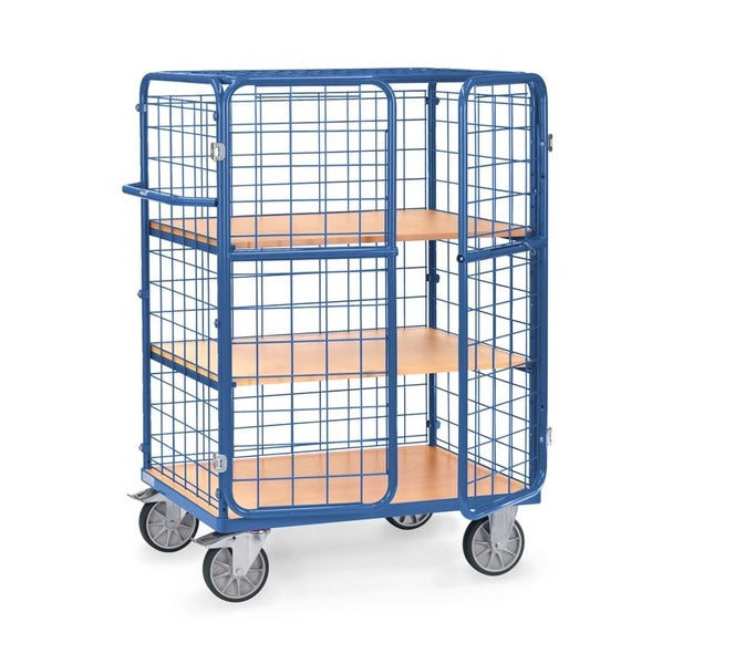 Fetra Etagenwagen mit Flügeltüren Ladefläche 1.000x600mm