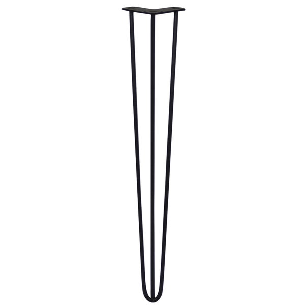 4 x  Tischbeine Hairpin Legs 71cm -Schwarz