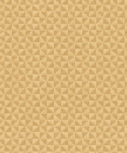Masureel Tapete geometrisches Motiv Gelb - 53 cm x 10.05 m - 632102