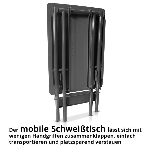STAHLWERK Schweißtisch mit klappbaren Beinen