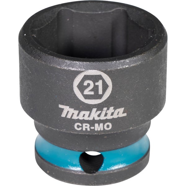 Makita E-16025 Steckschlüssel 3/8 SW21 Impact Black kurz