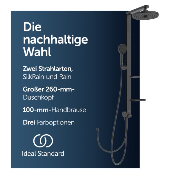 Duschsystem mit Kopfbrause und Handbrause
