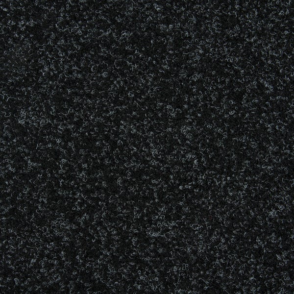 Nadelfilz Teppichfliesen für Messe und Büro Teppich Fliesen selbstliegend in Schwarz ideal als Messeteppich Schatex Filzfliesen in 50x50 cm