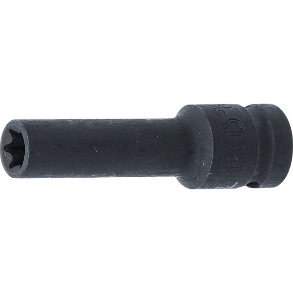 BGS Kraft-Steckschlüssel-Einsatz E-Profil, tief Antrieb Innenvierkant 12,5 mm (1/2) SW E12 mm - 5204-12