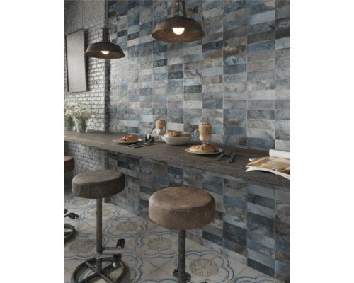 Wandfliese FS Raku blue 20x40 cm