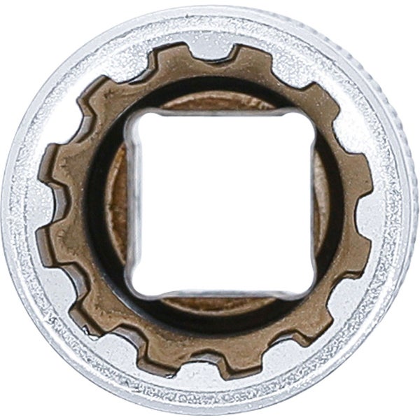 BGS Steckschlüssel-Einsatz Gear Lock tief Antrieb Innenvierkant 10 mm (3/8) SW 15 mm - 10355