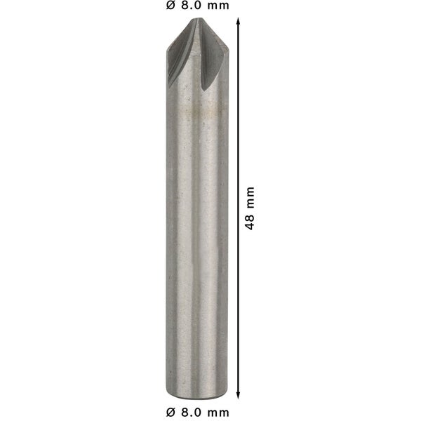 Bosch PRO Steel HSS Kegelsenker 8 x 48 mm M4 - 2608596664