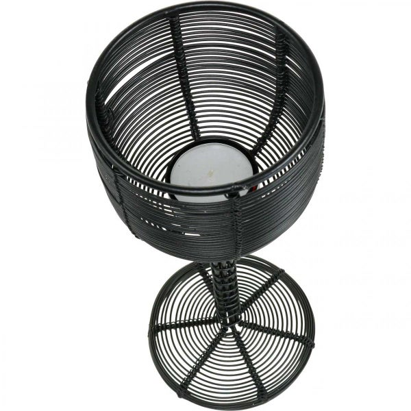 Kerzenständer aus Metalldraht mit Teelicht