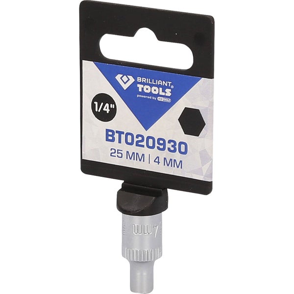 Brilliant Tools Steckschlüssel Einsatz 4 mm