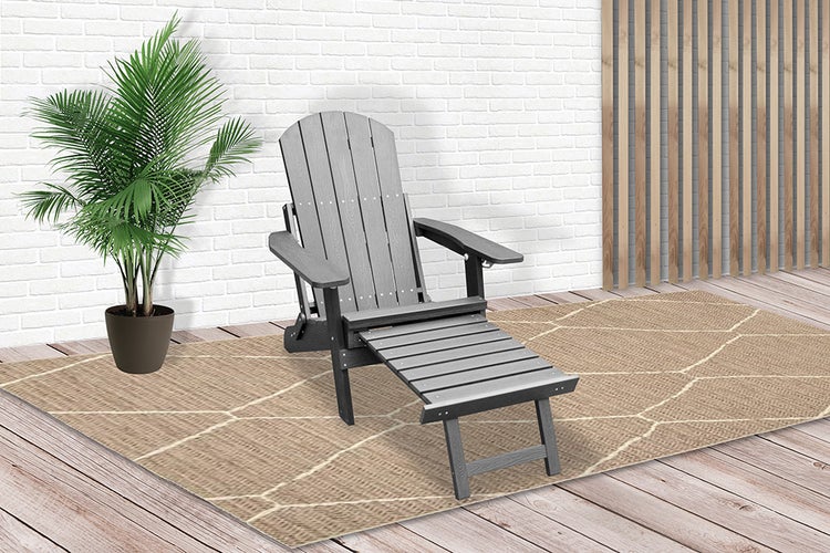 Relax Gartenstuhl Montreal - HIPS Kunststoff - Grau