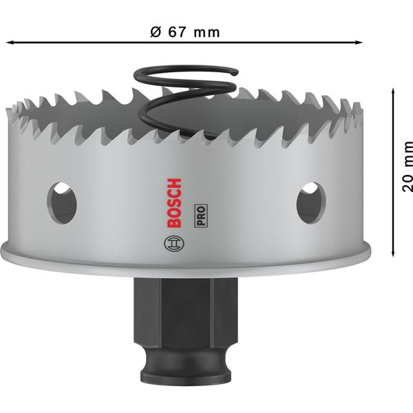 PC Plus Lochsäge Bosch Pro Sheet Metal 67 mm 1 Stück