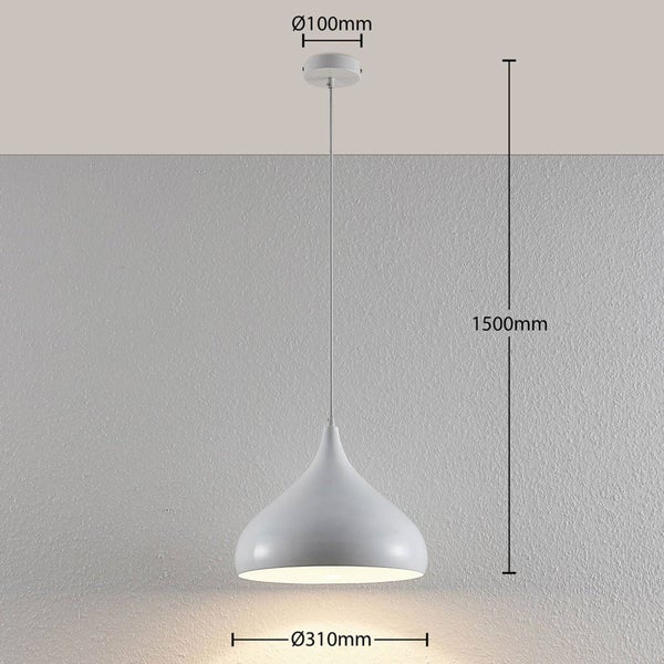 Hängelampe, Durchmesser 310 mm, Höhe 1500 mm