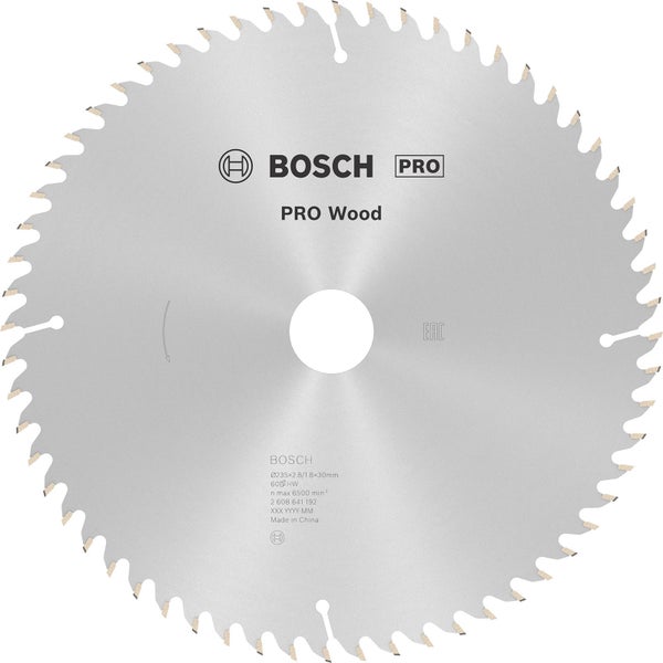 Bosch PRO Wood Kreissägeblatt 235 x 2,8 x 30 mm - 2608641192
