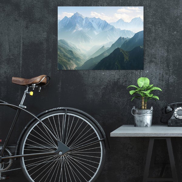 Leinwandbild Berge Natur Landschaft Modern Bilder 60x40 cm