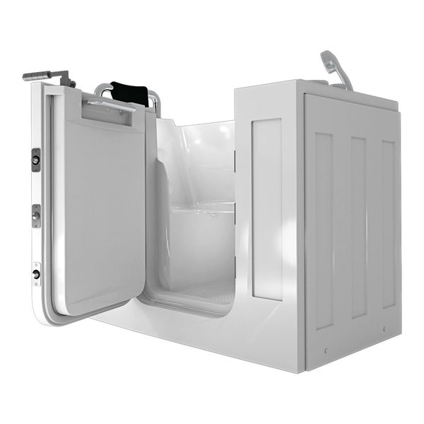 Sitzbadewanne Senioren Wanne mit Tür S07-A-L 76x140cm