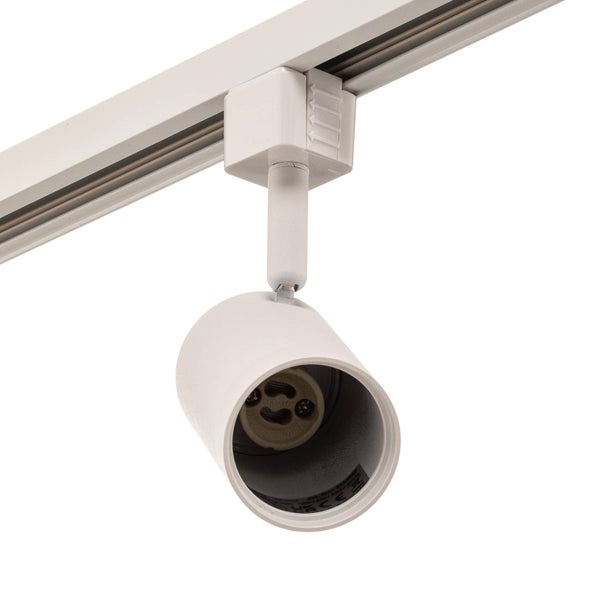 PRIOS Stromschienenleuchte Jorell (Modern) in Weiß aus Aluminium (5 flammig, GU10) - 1-Phasen Stromschiene Stromschienenstrahler Wohnzimmerleuchte