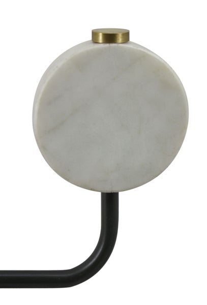 Minimalitische Tischlampe Modern in Weiß, Loft Design 58 cm | Wohnzimmer Esszimmer Leuchte
