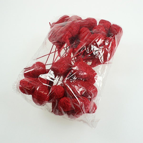 Verpackung rote Dekohänger