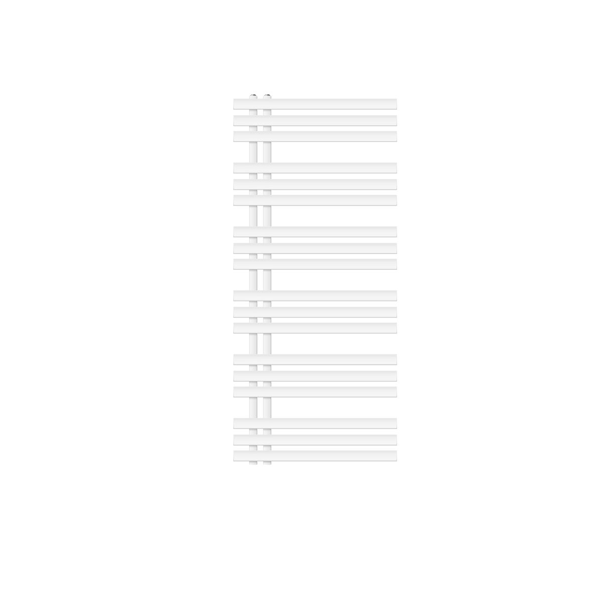 LuxeBath Design Badheizkörper Iron EM 600 x 1400 mm, Weiß, Designheizkörper Paneelheizkörper Flachheizkörper Heizkörper Handtuchwärmer Handtuchtrockner Bad/Wohnraum Heizung, inkl. Montage-Set