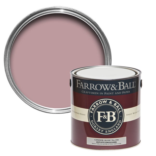 Farbeimer der Marke Farrow and Ball mit geöffnetem Deckel