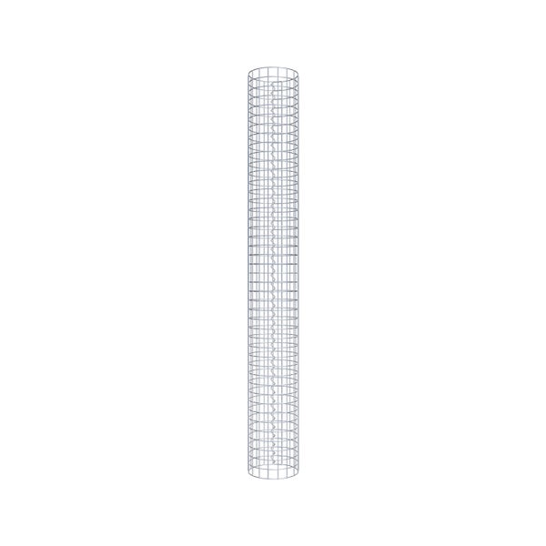 Gabionensäule Durchmesser 27 cm MW 5 x 5 cm rund - Höhe: 220 cm