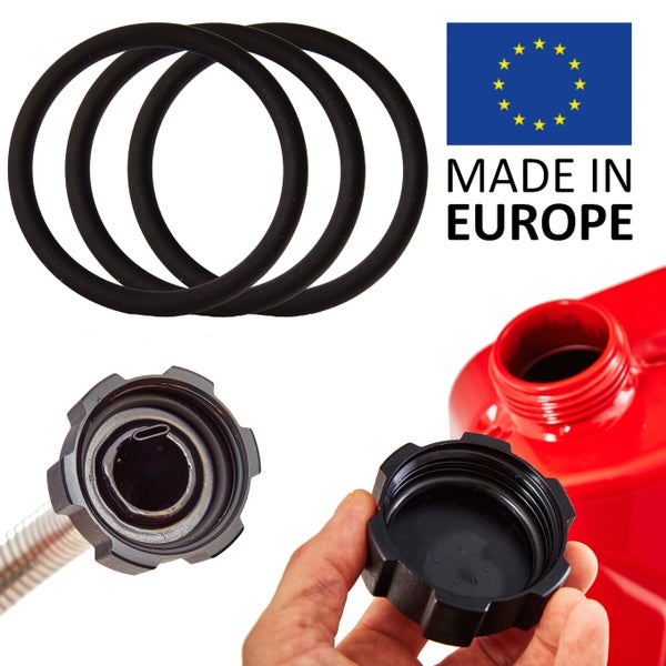 Dichtungsringe und Zubehör für Kraftstoffkanister mit Made in Europe Kennzeichen