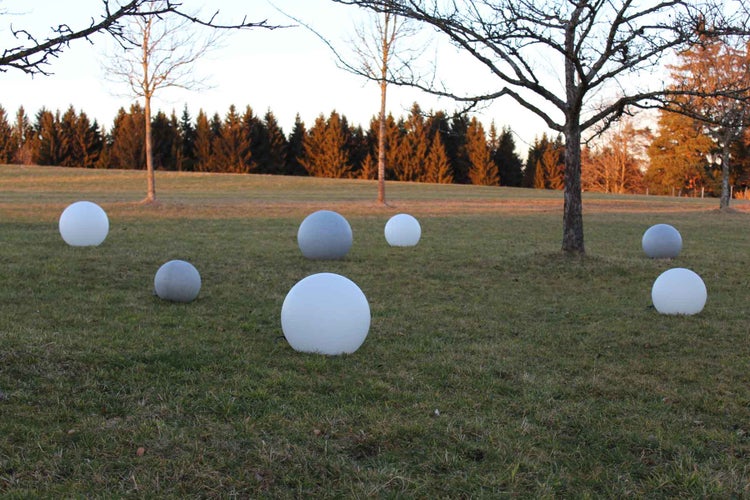 Kugelleuchte Gartenkugel GlowOrb white 45cm Ø E27 10477
