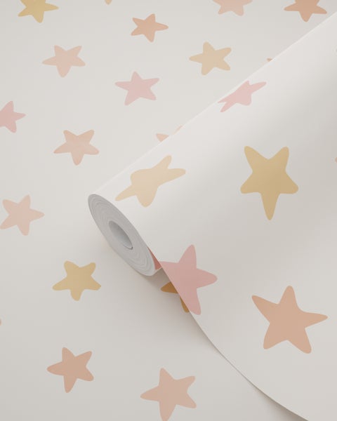 Tapetenrolle mit Sternenmuster