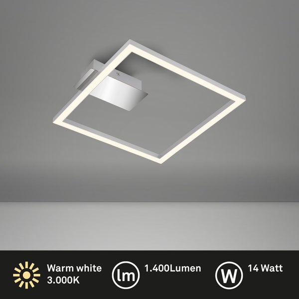 LED Deckenleuchte, chrom-matt/chrom, LED/14W