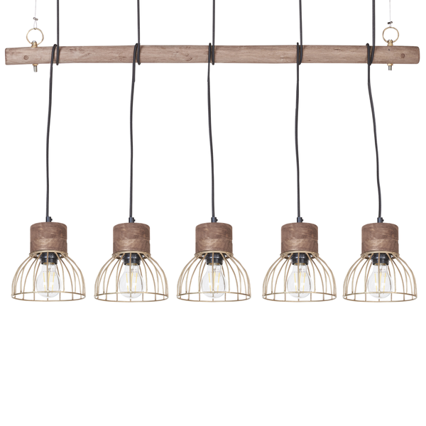 Hängeleuchte VARADA Mango Holz Braun