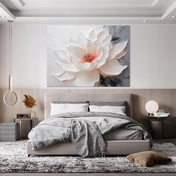 Bilder Abstrakt Blumen Wandbild Schlafzimmer Wohnzimmer 100x70 cm