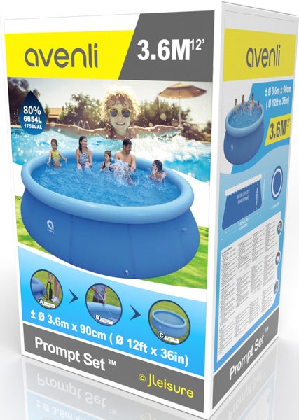 Avenli Prompt Set Pool Verpackung mit Informationen zu Größe und Füllmenge
