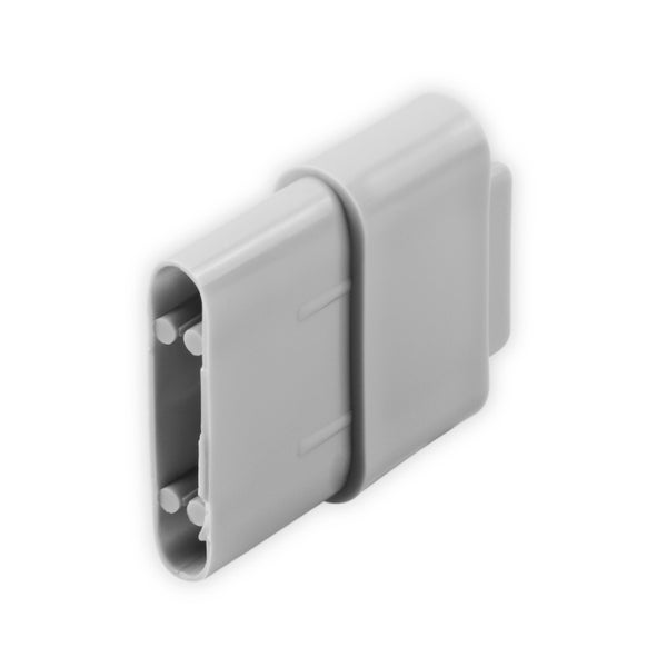 DIWARO. Endstabgleiter - Gleiter für Rolladen Endstab | 30 x 14 mm | grau | 1 Paar