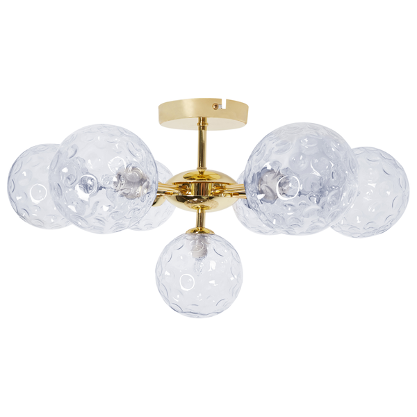 Deckenlampe ANADYR Glas Blau