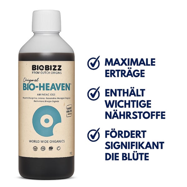 BioBizz Bio Heaven 500 ml – Organischer Wachstumsbooster für gesunde & starke Pflanzen